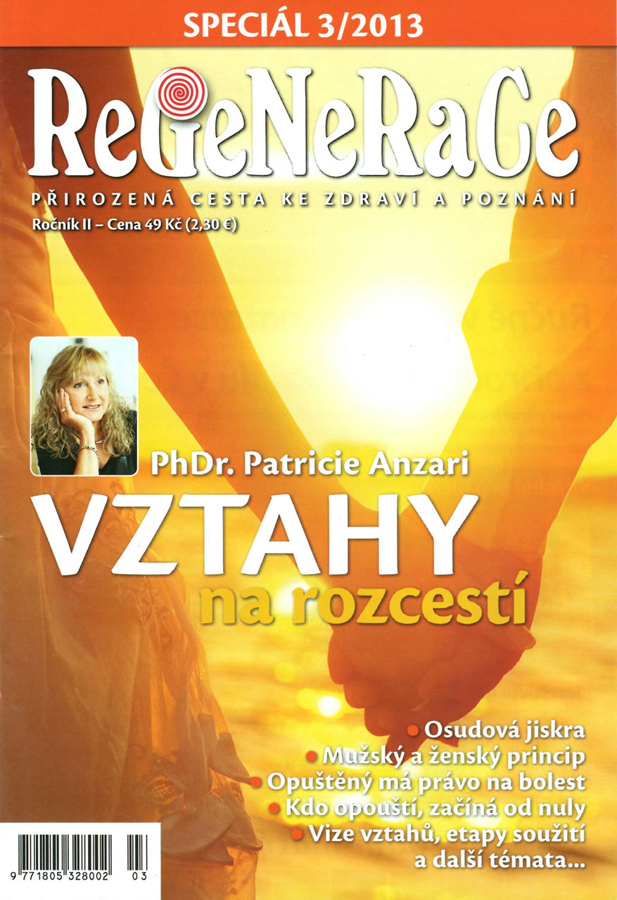 Partnerské vztahy na rozcestí - Patricie Anzari Regenerace-vztahy na rozcesti